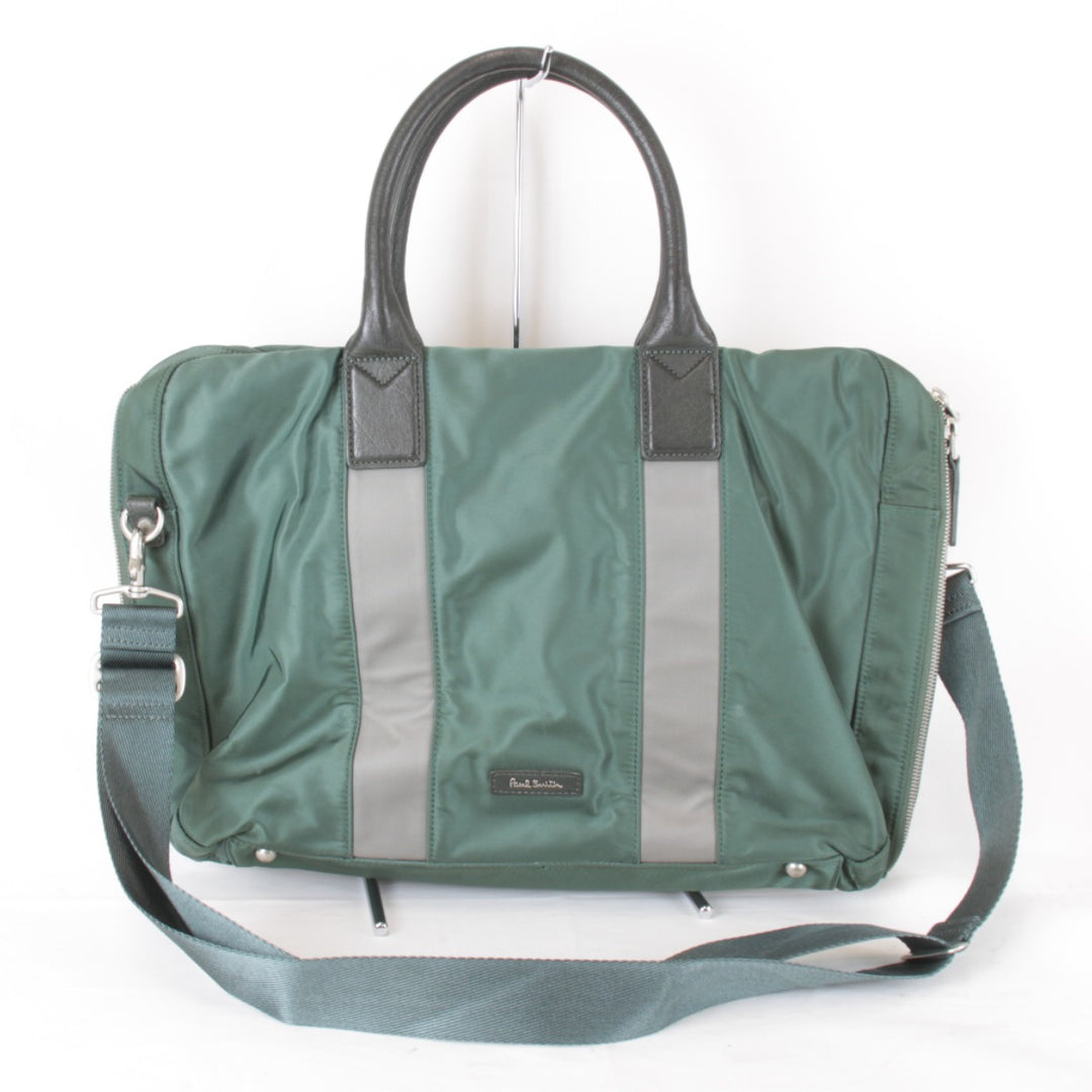 『USED』 
Paul Smith ポール・スミス 
 2way ビジネスバッグ ビジネスバッグ 
ナイロン カーキ カジュアル 普段使い