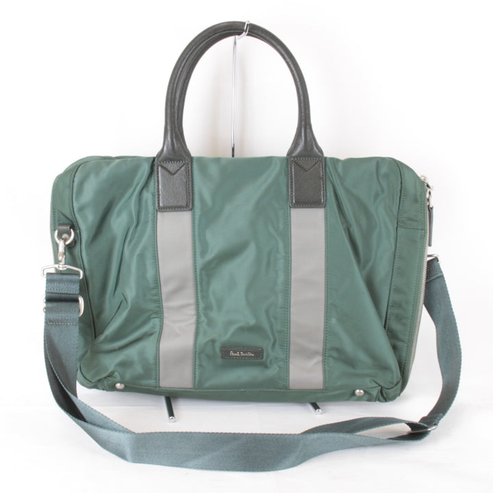 『USED』 
Paul Smith ポール・スミス 
 2way ビジネスバッグ ビジネスバッグ 
ナイロン カーキ カジュアル 普段使い