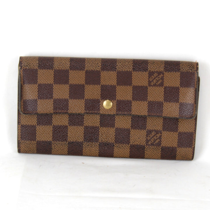 『USED』 
LOUIS VUITTON ルイ・ヴィトン 
 ポシェット ポルトモネ クレディ N61724 長財布 
ダミエキャンバス ブラウン