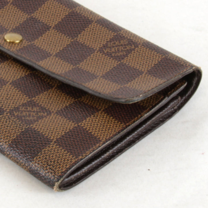 『USED』 
LOUIS VUITTON ルイ・ヴィトン 
 ポシェット ポルトモネ クレディ N61724 長財布 
ダミエキャンバス ブラウン