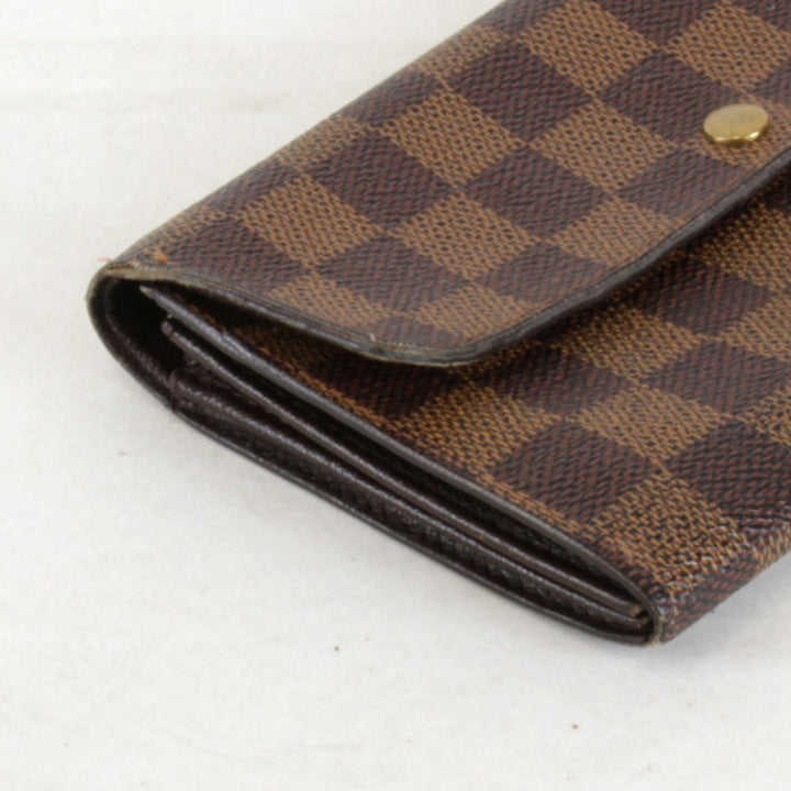 『USED』 
LOUIS VUITTON ルイ・ヴィトン 
 ポシェット ポルトモネ クレディ N61724 長財布 
ダミエキャンバス ブラウン