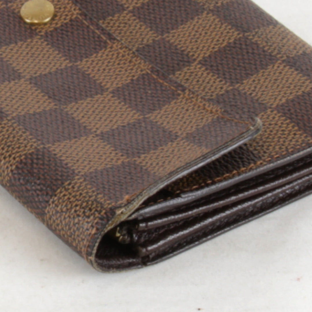 『USED』 
LOUIS VUITTON ルイ・ヴィトン 
 ポシェット ポルトモネ クレディ N61724 長財布 
ダミエキャンバス ブラウン