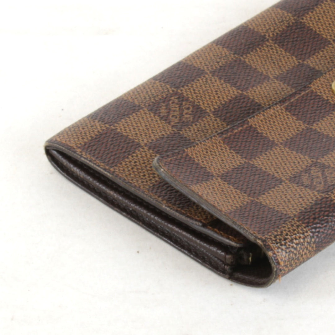 『USED』 
LOUIS VUITTON ルイ・ヴィトン 
 ポシェット ポルトモネ クレディ N61724 長財布 
ダミエキャンバス ブラウン