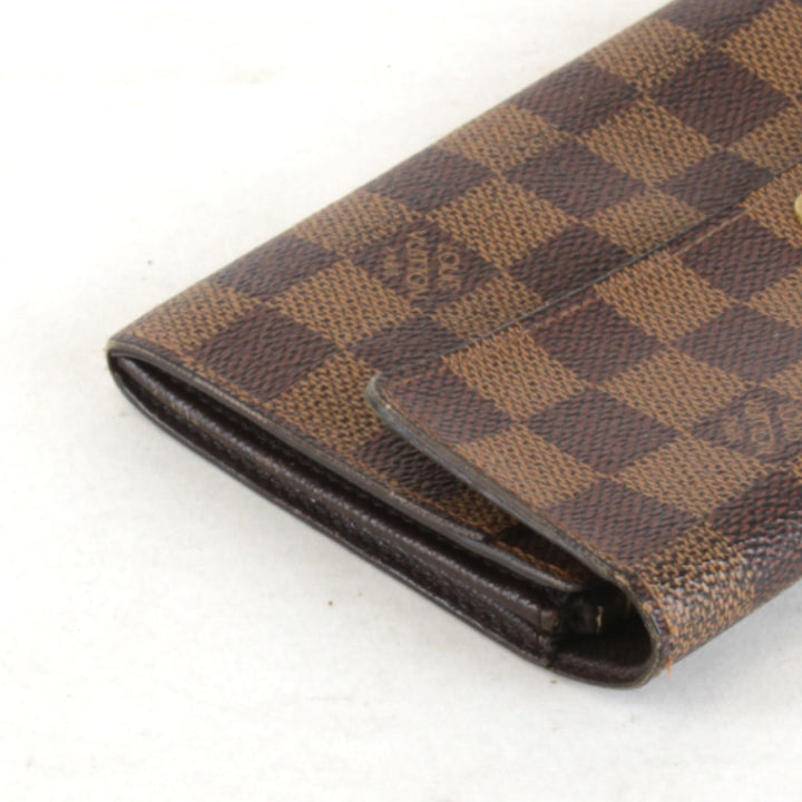 『USED』 
LOUIS VUITTON ルイ・ヴィトン 
 ポシェット ポルトモネ クレディ N61724 長財布 
ダミエキャンバス ブラウン