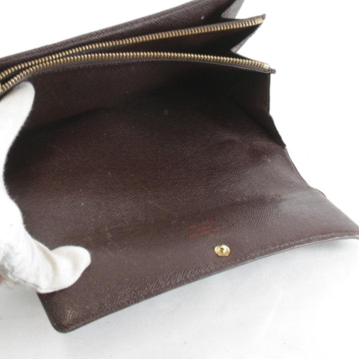 『USED』 
LOUIS VUITTON ルイ・ヴィトン 
 ポシェット ポルトモネ クレディ N61724 長財布 
ダミエキャンバス ブラウン