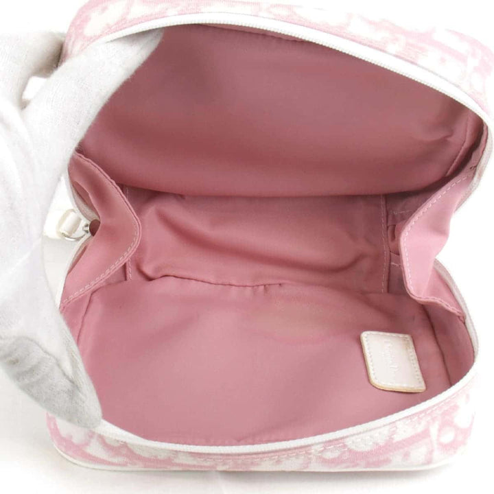 『USED』 
Christian Dior クリスチャンディオール 
 トロッター ポーチ 
PVC ピンク