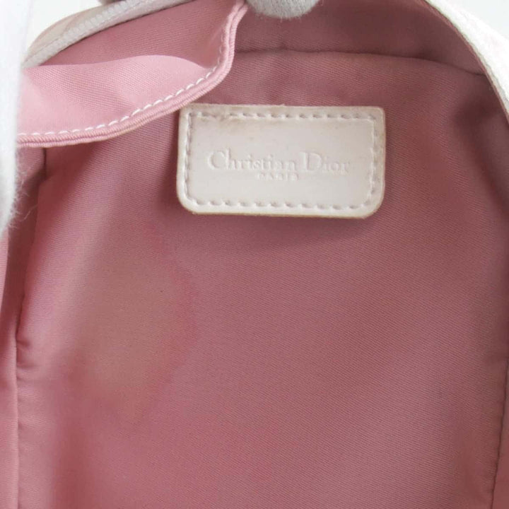 『USED』 
Christian Dior クリスチャンディオール 
 トロッター ポーチ 
PVC ピンク