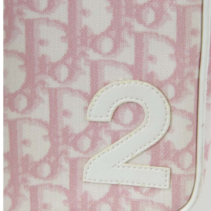 『USED』 
Christian Dior クリスチャンディオール 
 トロッター ポーチ 
PVC ピンク