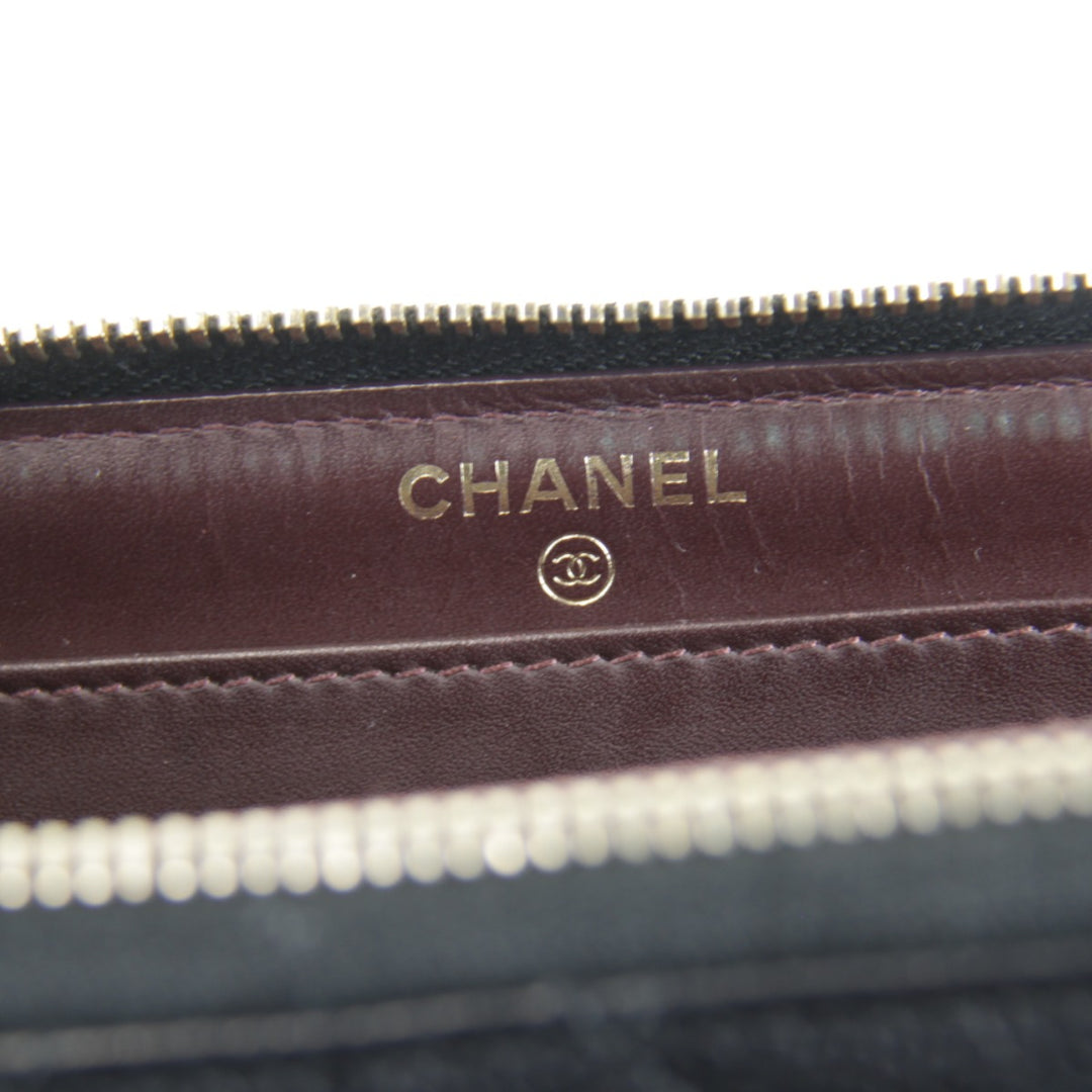 【価格改定】『USED』 
CHANEL シャネル 
 長財布 
グレインカーフレザー ブラック