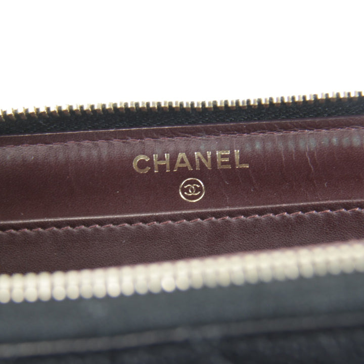 【価格改定】『USED』 
CHANEL シャネル 
 長財布 
グレインカーフレザー ブラック