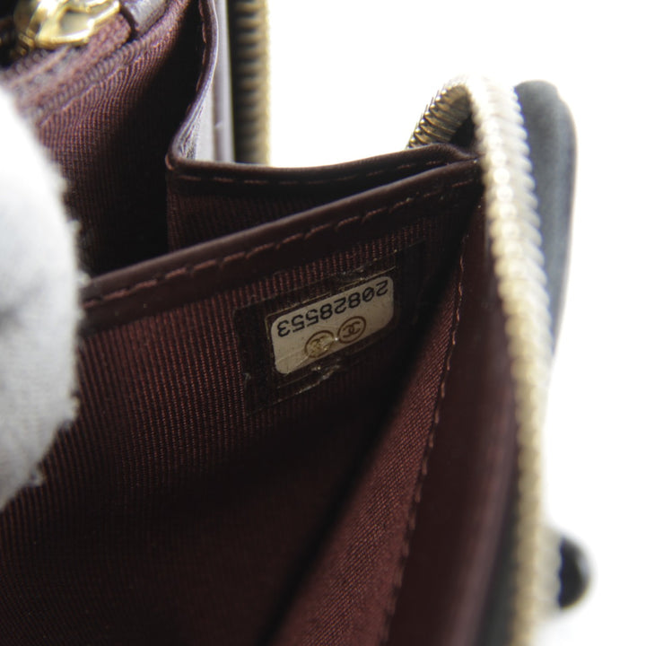 【価格改定】『USED』 
CHANEL シャネル 
 長財布 
グレインカーフレザー ブラック