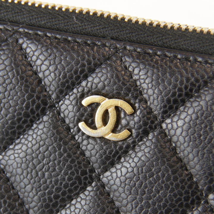 【価格改定】『USED』 
CHANEL シャネル 
 長財布 
グレインカーフレザー ブラック