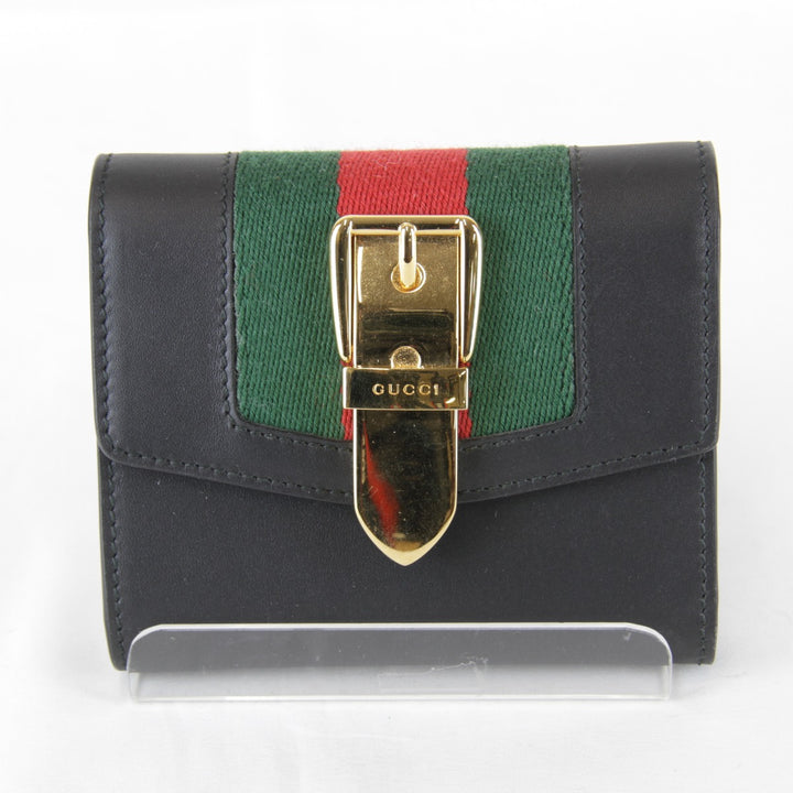 【価格改定】超美品『USED』 
GUCCI グッチ 
 476081・0416 三つ折り財布 
 ブラック