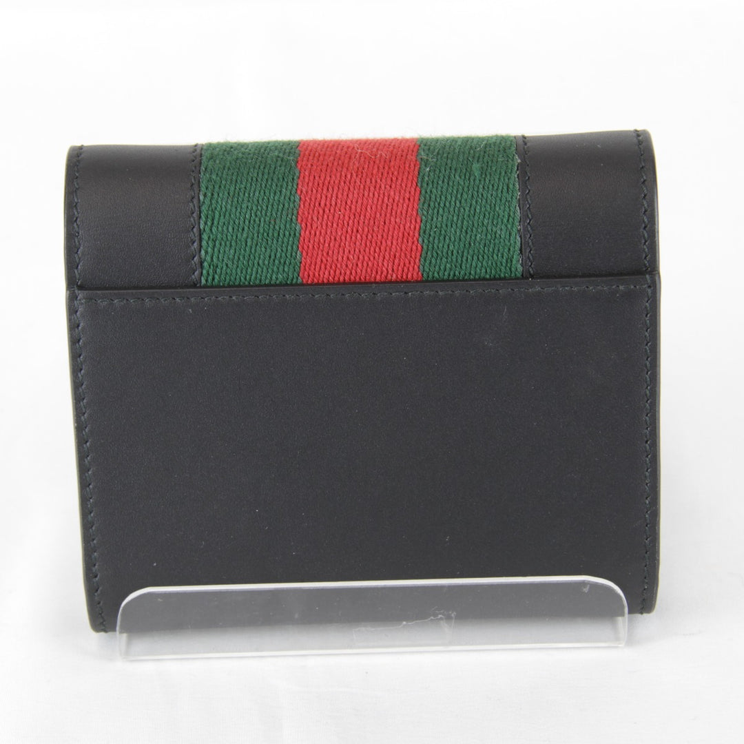 【価格改定】超美品『USED』 
GUCCI グッチ 
 476081・0416 三つ折り財布 
 ブラック