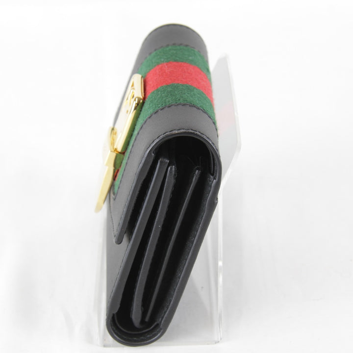 【価格改定】超美品『USED』 
GUCCI グッチ 
 476081・0416 三つ折り財布 
 ブラック