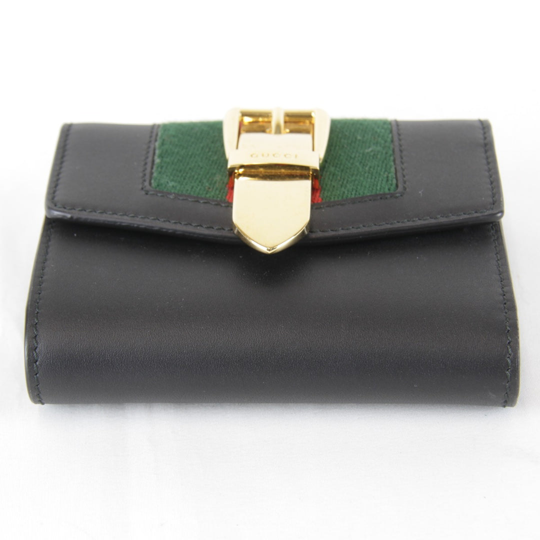 【価格改定】超美品『USED』 
GUCCI グッチ 
 476081・0416 三つ折り財布 
 ブラック
