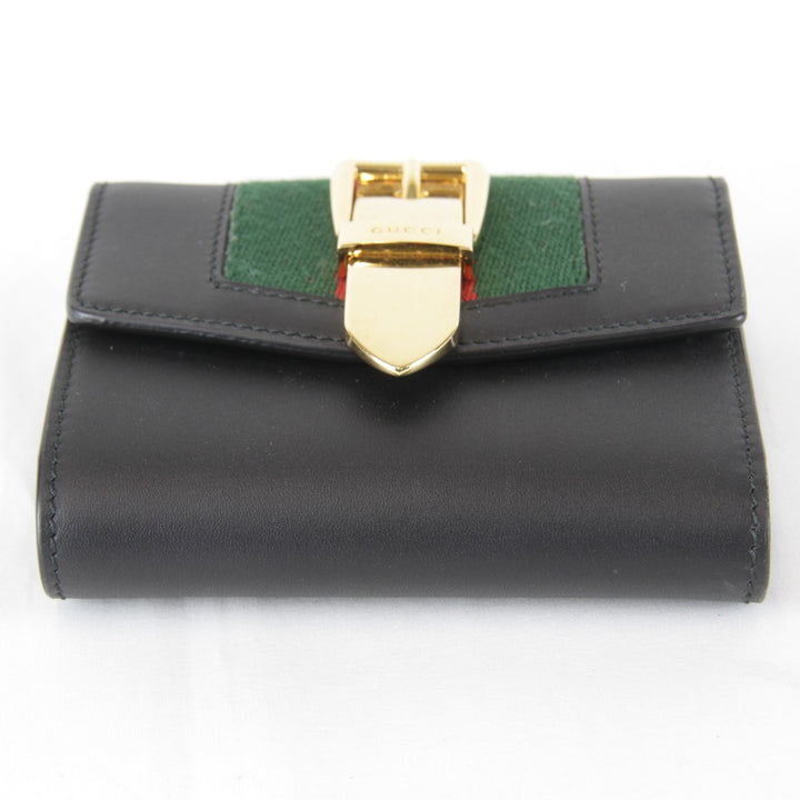 【価格改定】超美品『USED』 
GUCCI グッチ 
 476081・0416 三つ折り財布 
 ブラック