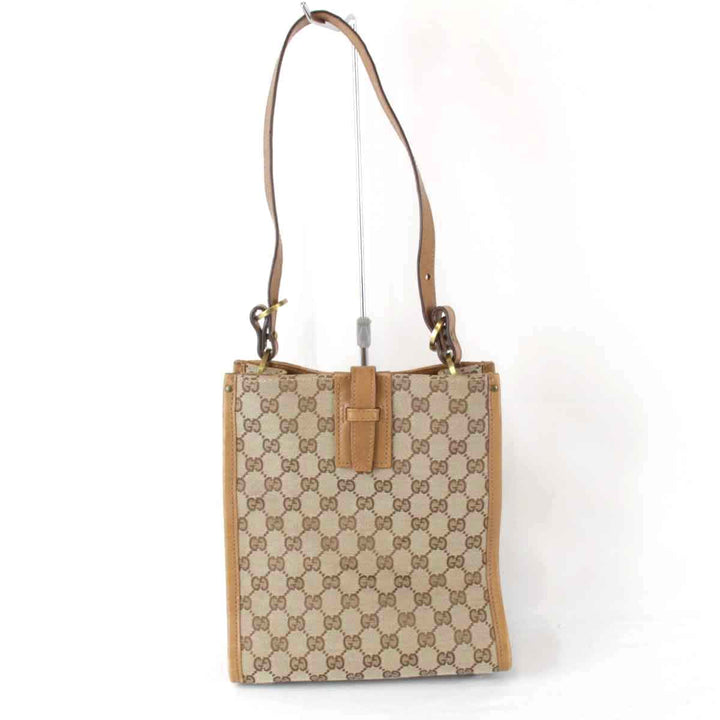 『USED』 
GUCCI グッチ 
 スクエア 110292 001998 ショルダーバッグ 
GGキャンバス ベージュ