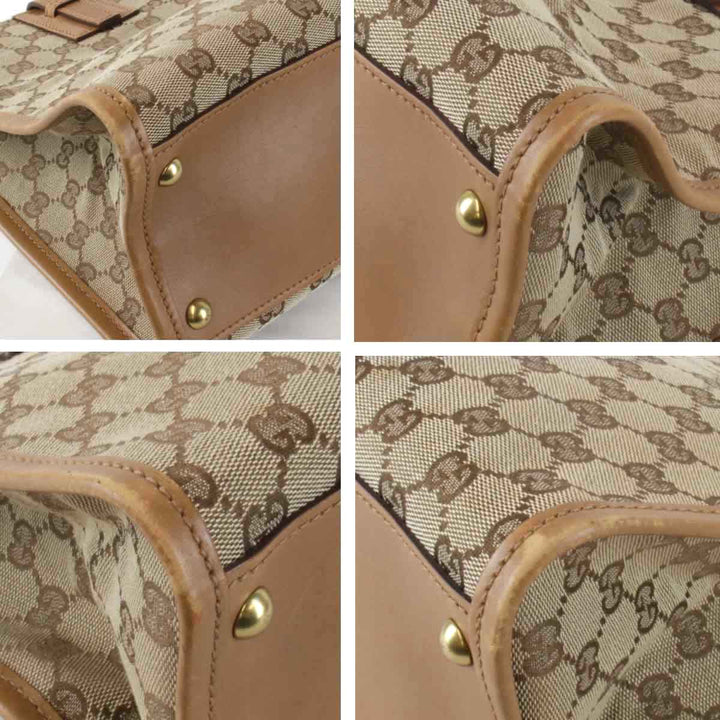 『USED』 
GUCCI グッチ 
 スクエア 110292 001998 ショルダーバッグ 
GGキャンバス ベージュ