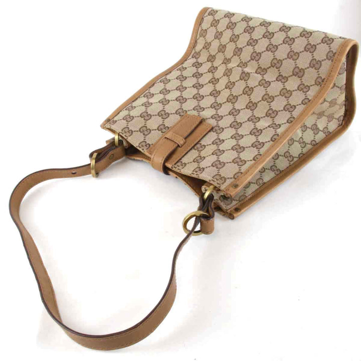 『USED』 
GUCCI グッチ 
 スクエア 110292 001998 ショルダーバッグ 
GGキャンバス ベージュ