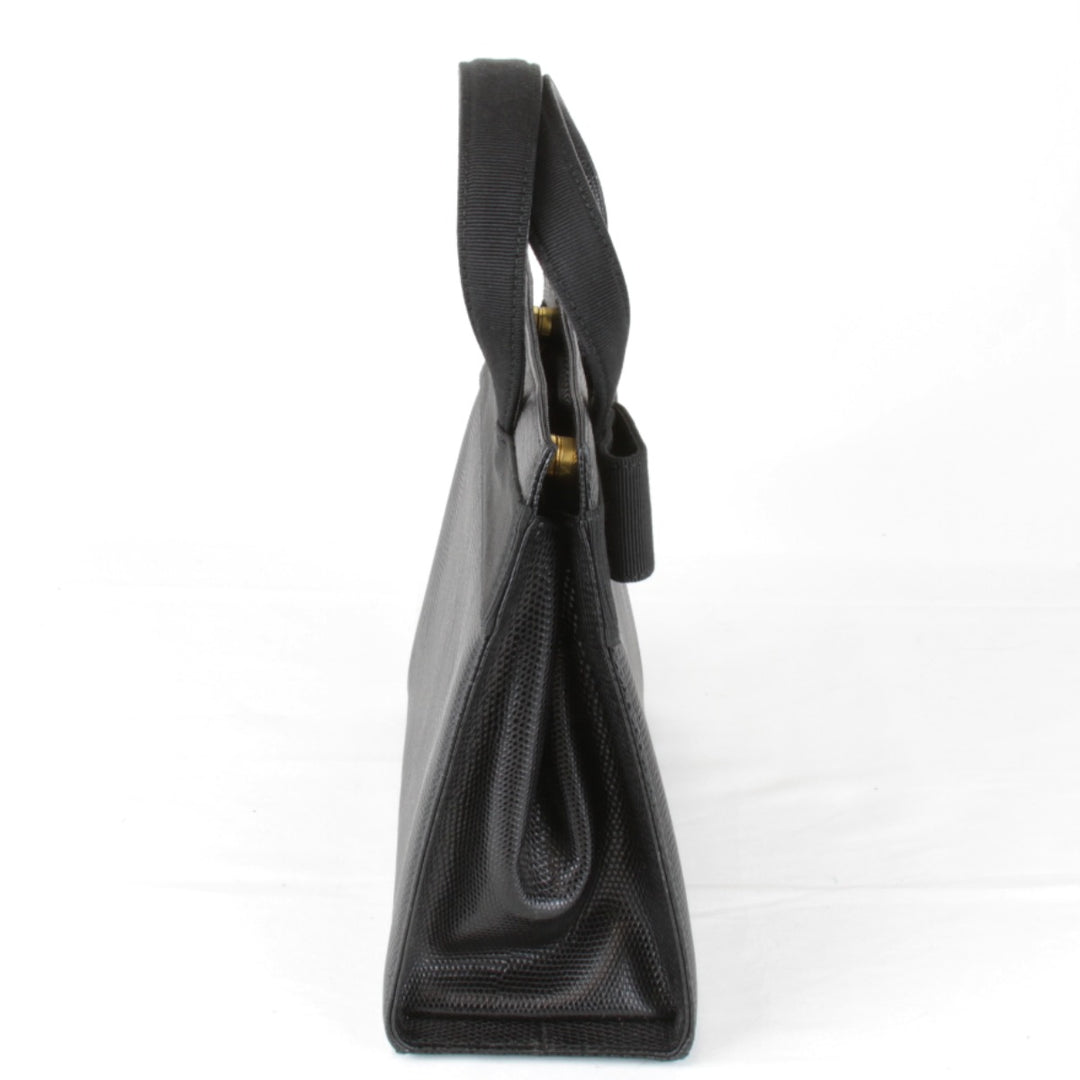 良品『USED』 
Salvatore Ferragamo フェラガモ 
 BA214178 ハンドバッグ 
レザー ブラック