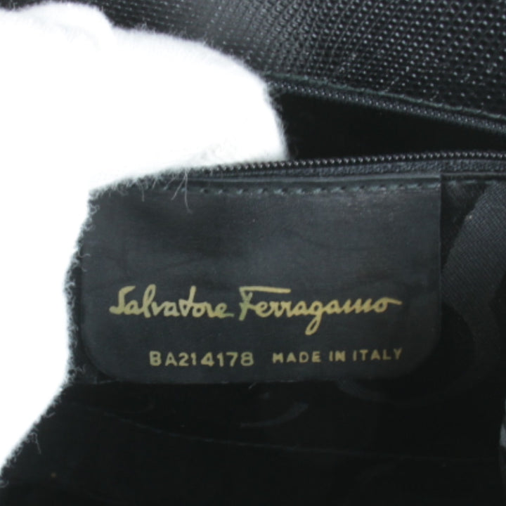 良品『USED』 
Salvatore Ferragamo フェラガモ 
 BA214178 ハンドバッグ 
レザー ブラック