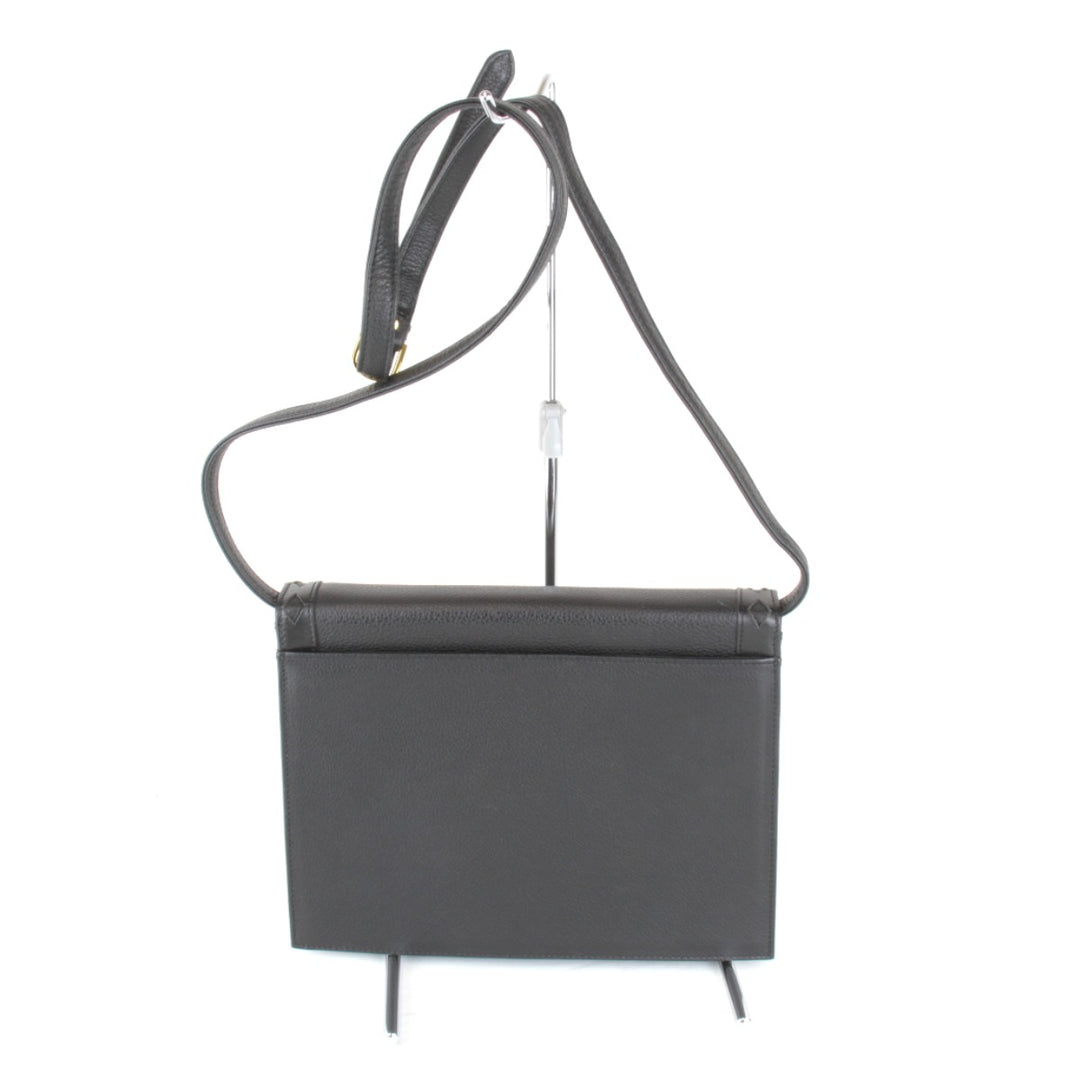 美品『USED』 
SAINT LAURENT サンローラン 
 ショルダーバッグ 
レザー ブラック