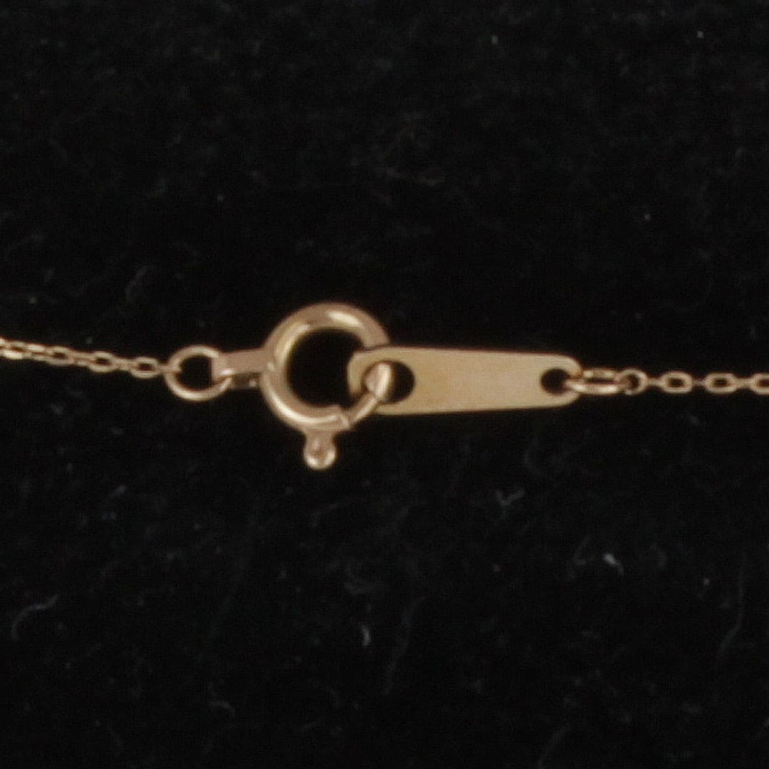 美品『USED』 K10 
 PePe フラワー ネックレス
 0.9g