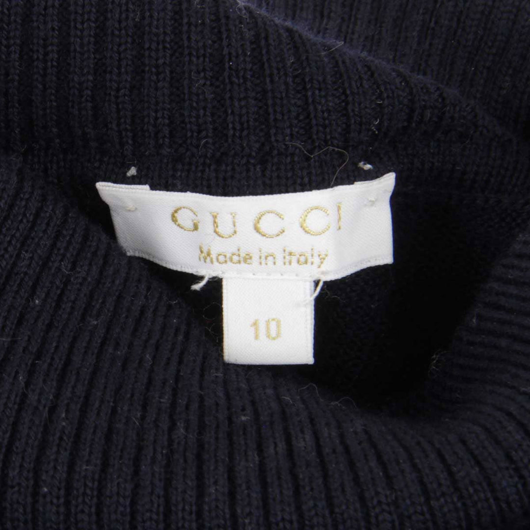 『USED』 
GUCCI グッチ 
 ワンピース 
ウール ネイビー