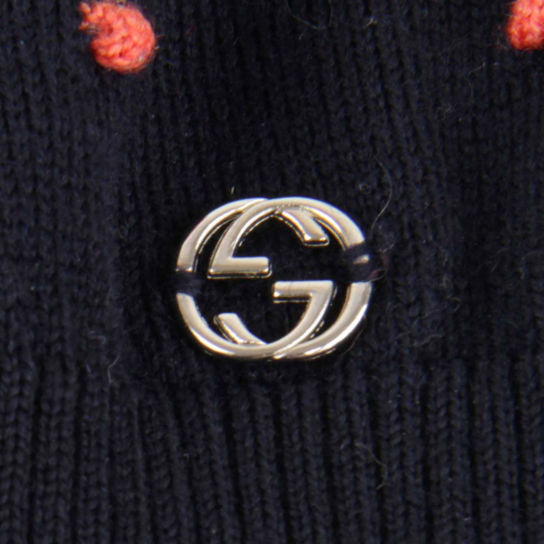 『USED』 
GUCCI グッチ 
 ワンピース 
ウール ネイビー