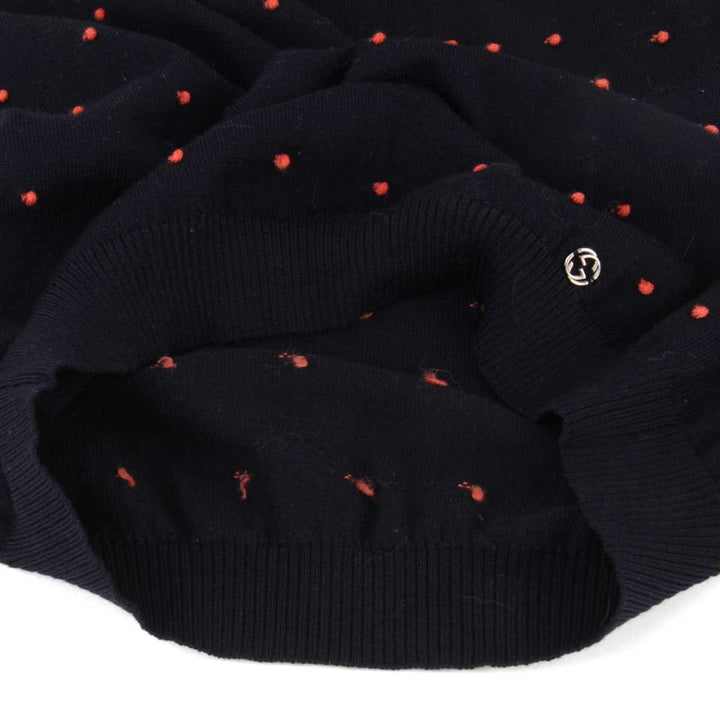 『USED』 
GUCCI グッチ 
 ワンピース 
ウール ネイビー