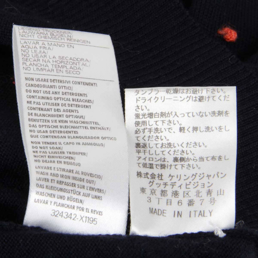 『USED』 
GUCCI グッチ 
 ワンピース 
ウール ネイビー