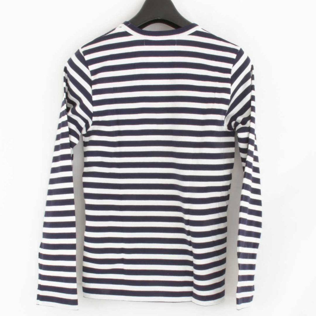 『USED』 
COMME des GARCONS コムデギャルソン 
 長袖Ｔシャツ 
コットン ネイビー