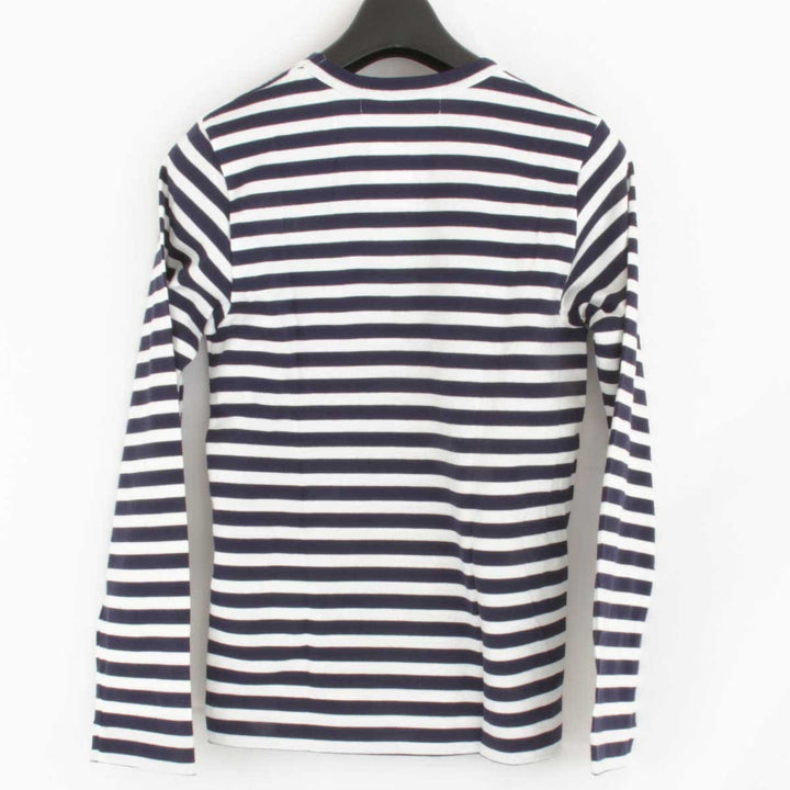 『USED』 
COMME des GARCONS コムデギャルソン 
 長袖Ｔシャツ 
コットン ネイビー