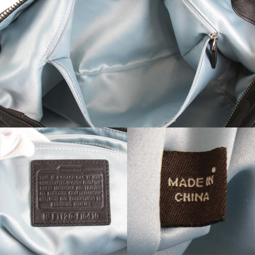 良品『USED』 
COACH コーチ 
 F16410 ショルダーバッグ 
レザー ブラック