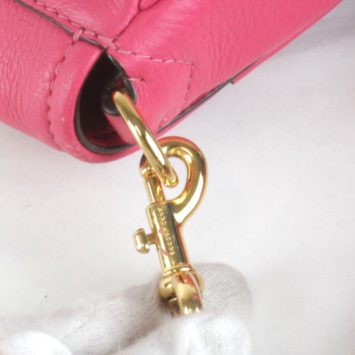 良品『USED』 
MARC JACOBS マークジェイコブス 
 ショルダーバッグ 
レザー ピンク