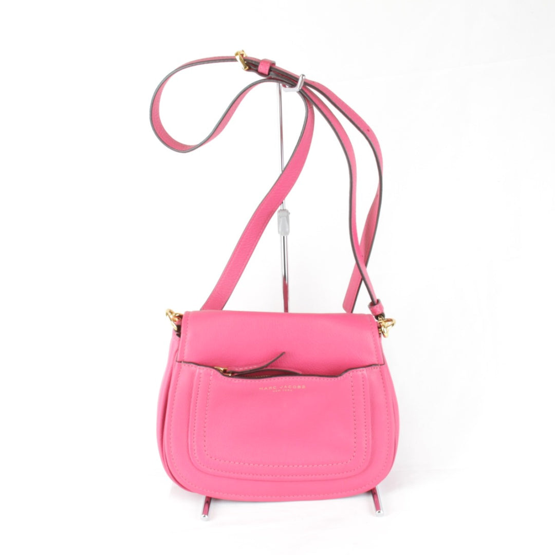 良品『USED』 
MARC JACOBS マークジェイコブス 
 ショルダーバッグ 
レザー ピンク