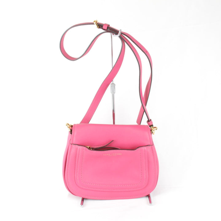 良品『USED』 
MARC JACOBS マークジェイコブス 
 ショルダーバッグ 
レザー ピンク