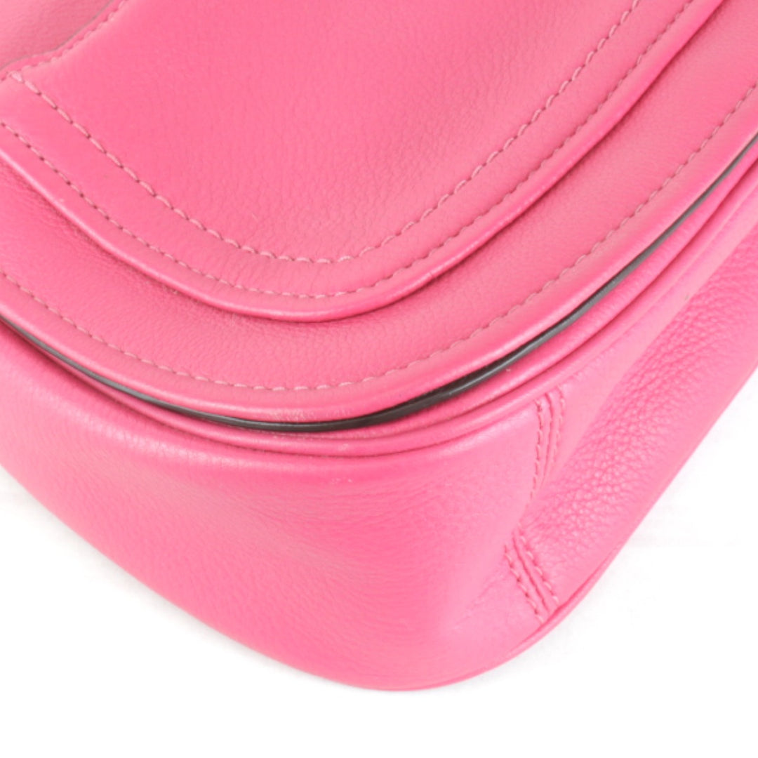 良品『USED』 
MARC JACOBS マークジェイコブス 
 ショルダーバッグ 
レザー ピンク