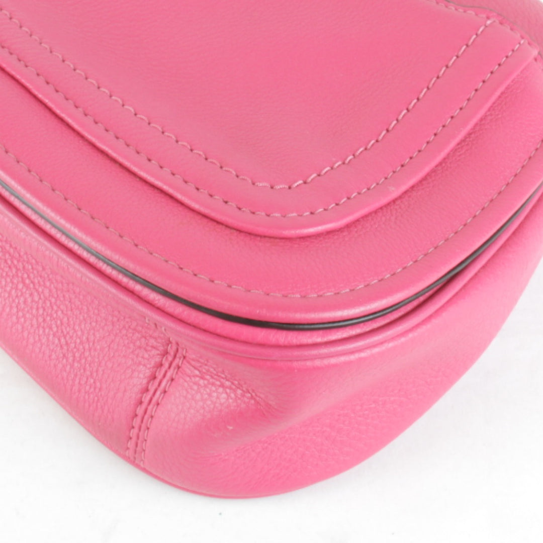 良品『USED』 
MARC JACOBS マークジェイコブス 
 ショルダーバッグ 
レザー ピンク