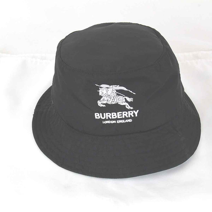 美品『USED』 
BURBERRY バーバリー 
 supreme バケットハット M/L ハット 
ナイロン調 ブラック
