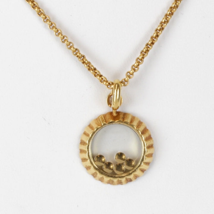 『USED』 K18YG 
Chopard ハッピーダイヤ ネックレス
 15.0g