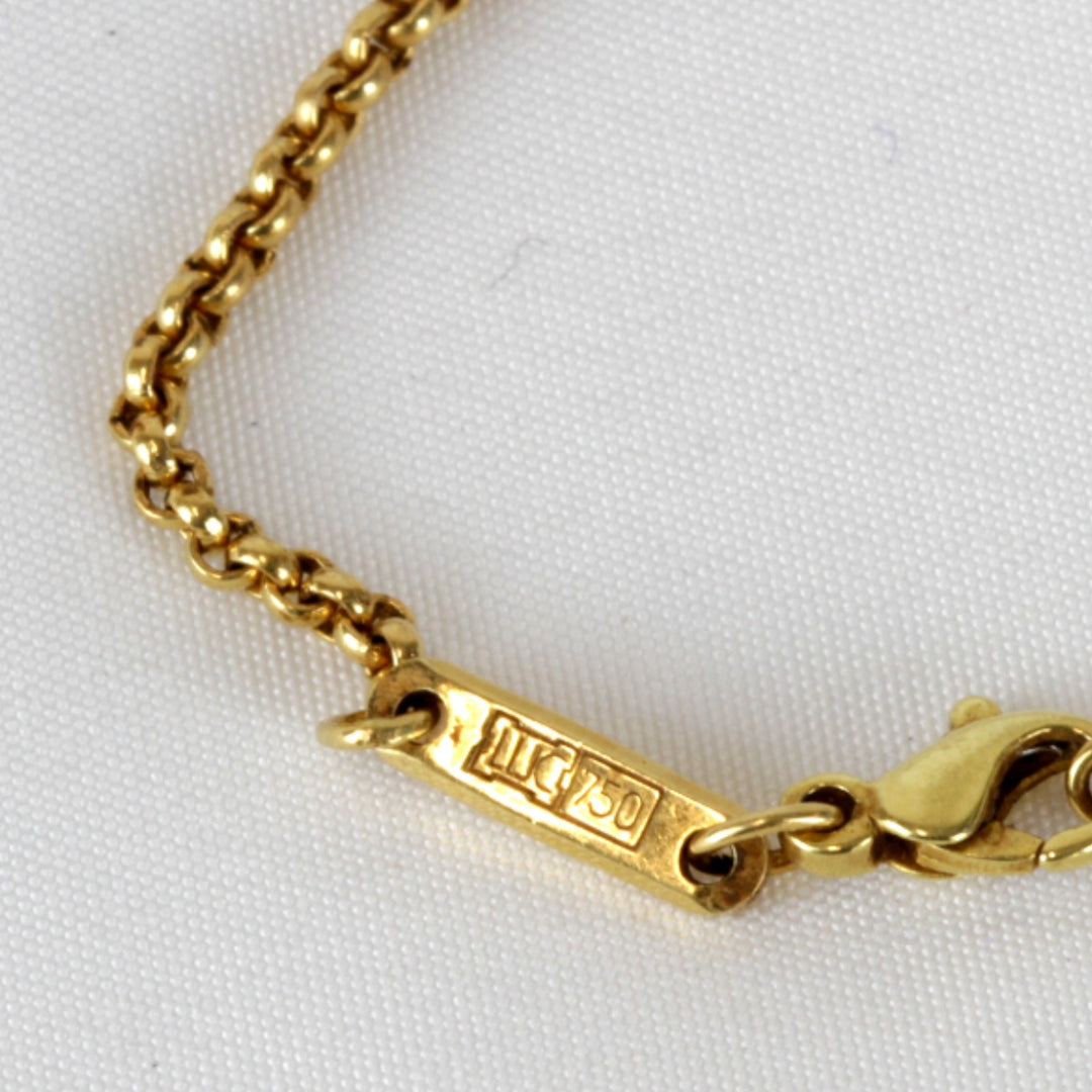 『USED』 K18YG 
Chopard ハッピーダイヤ ネックレス
 15.0g