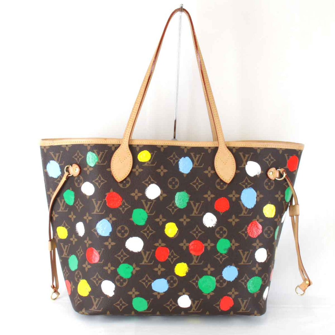 美品『USED』 
LOUIS VUITTON ルイ・ヴィトン 
 LV×YK ネヴァーフルMM ポーチ付き M46381 ショルダーバッグ 
モノグラムキャンバス ブラウン
