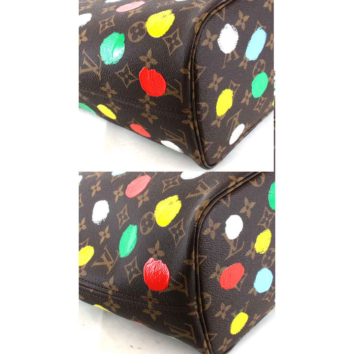 美品『USED』 
LOUIS VUITTON ルイ・ヴィトン 
 LV×YK ネヴァーフルMM ポーチ付き M46381 ショルダーバッグ 
モノグラムキャンバス ブラウン