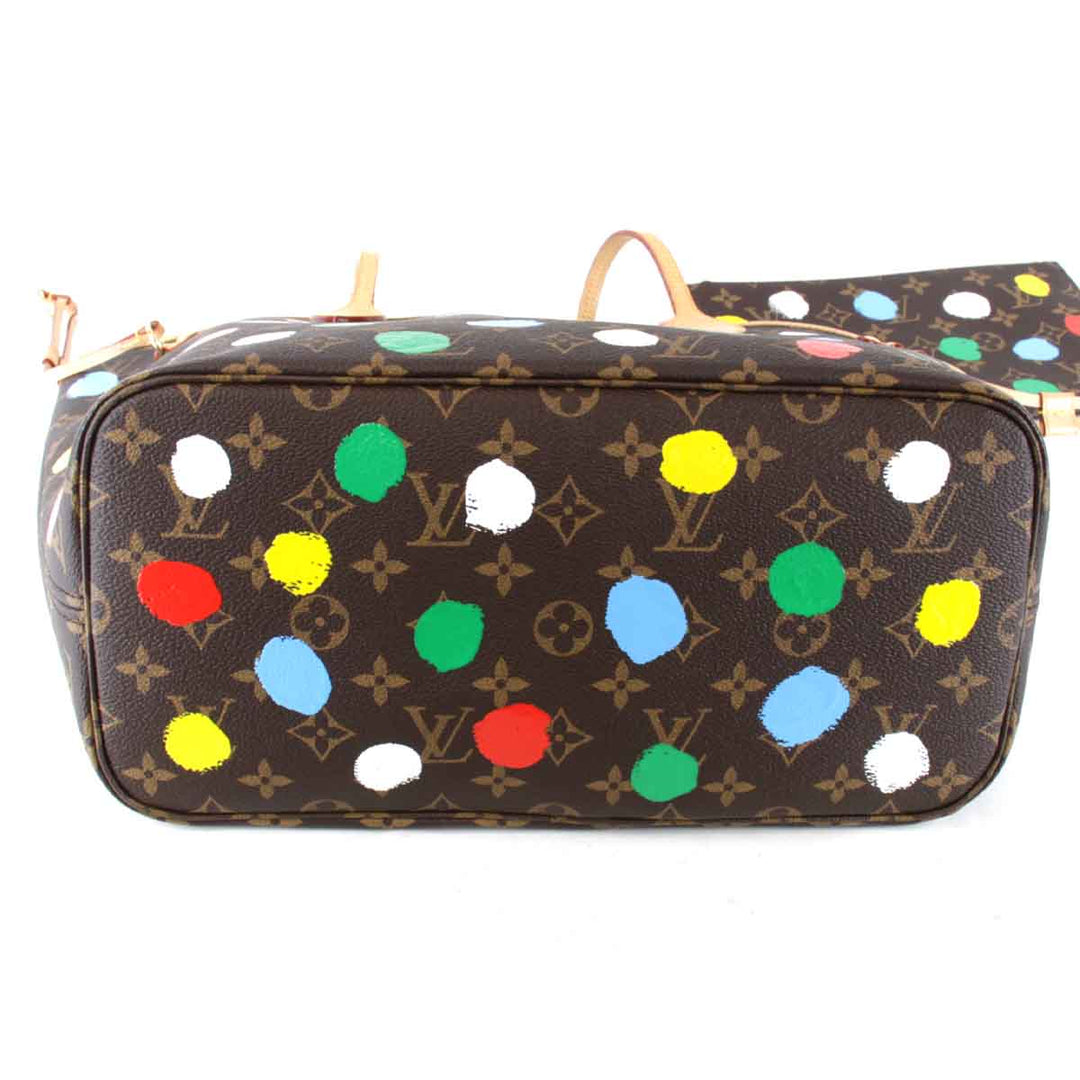 美品『USED』 
LOUIS VUITTON ルイ・ヴィトン 
 LV×YK ネヴァーフルMM ポーチ付き M46381 ショルダーバッグ 
モノグラムキャンバス ブラウン