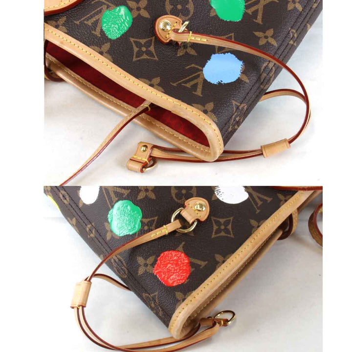 美品『USED』 
LOUIS VUITTON ルイ・ヴィトン 
 LV×YK ネヴァーフルMM ポーチ付き M46381 ショルダーバッグ 
モノグラムキャンバス ブラウン