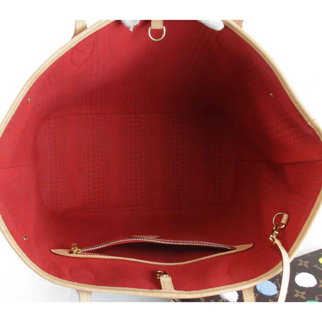 美品『USED』 
LOUIS VUITTON ルイ・ヴィトン 
 LV×YK ネヴァーフルMM ポーチ付き M46381 ショルダーバッグ 
モノグラムキャンバス ブラウン