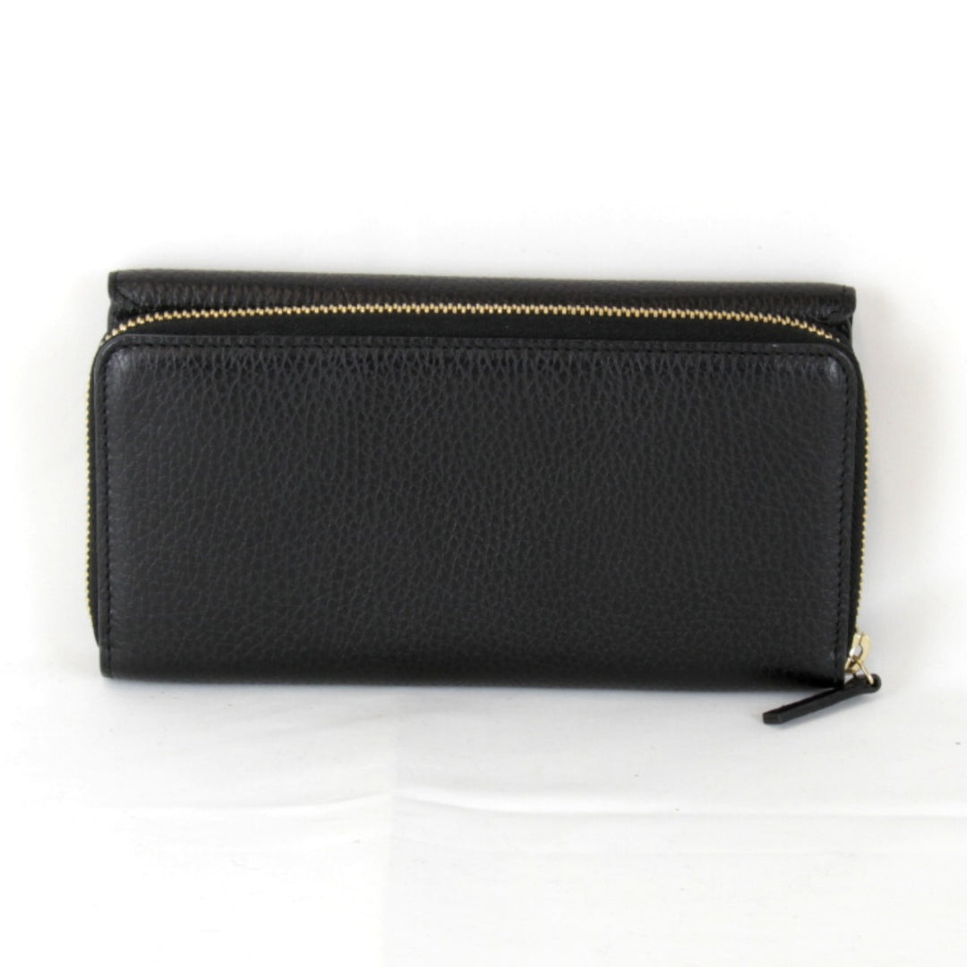 【価格改定】美品『USED』 
GUCCI グッチ 
 インターロッキングG 449397・1147 長財布 
レザー ブラック