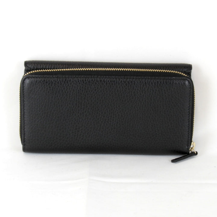 【価格改定】美品『USED』 
GUCCI グッチ 
 インターロッキングG 449397・1147 長財布 
レザー ブラック